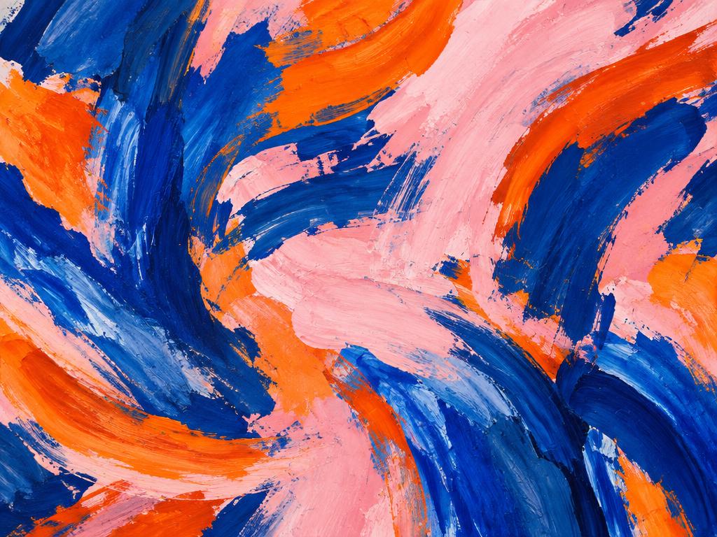 Tidal Rhythm — expressionist statement canvas